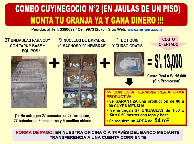Crianza de Cuyes - Combo 2