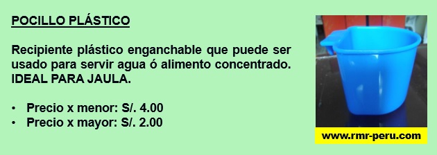 Pocillo de plástico